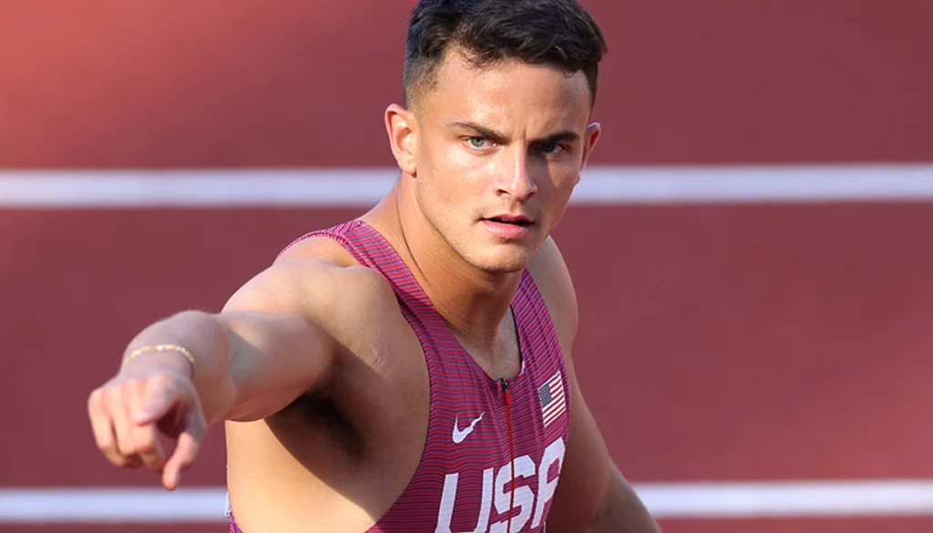 Photo of Devon Allen who signed to the Philadelphia Eagles in NFL due to his success in Track and Field
